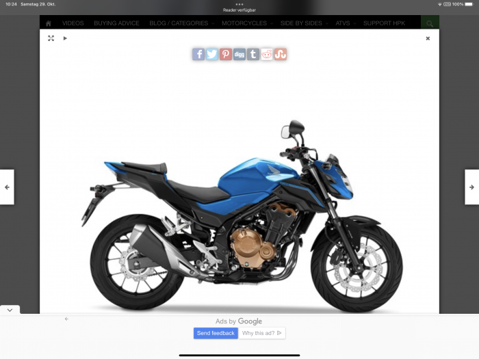 Photo of HONDA CB 500 (2018)